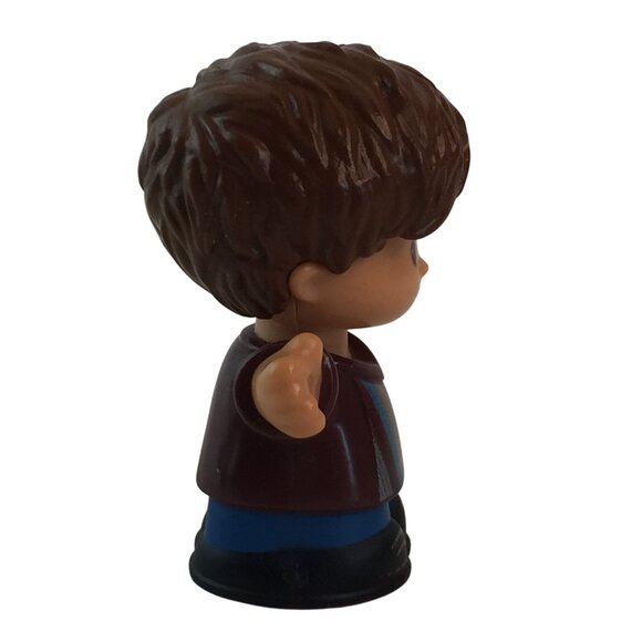 Fisher Price Little People Boy Figures Stripe Shirt African American Dino Shirt - Picture 9 of 9